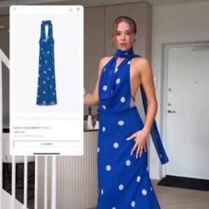 Zara Polka Blue dress