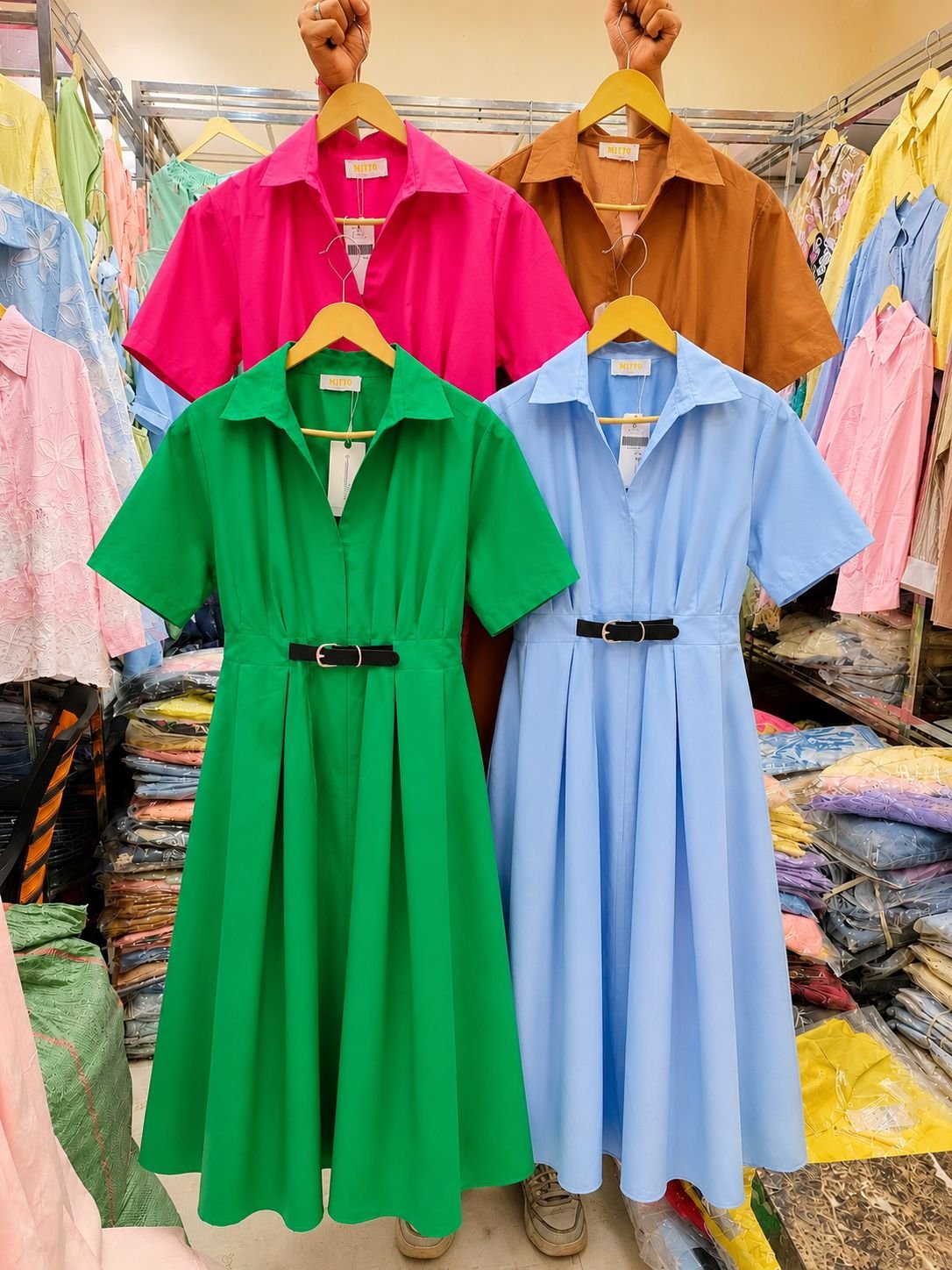 Cotton Belt Dress - Image 2