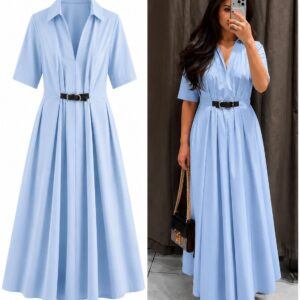 Cotton Belt Dress