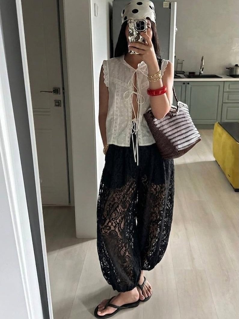 Lace Bebe Ballon Pants - Image 5
