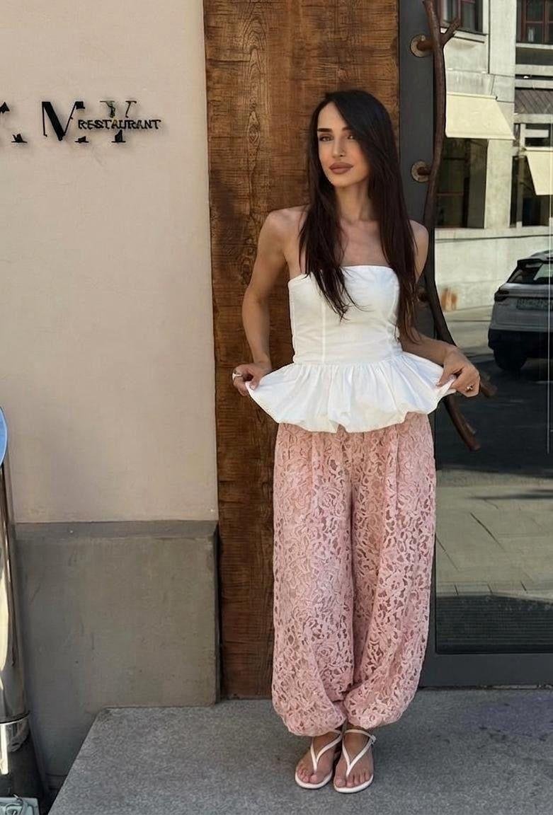 Lace Bebe Ballon Pants - Image 4