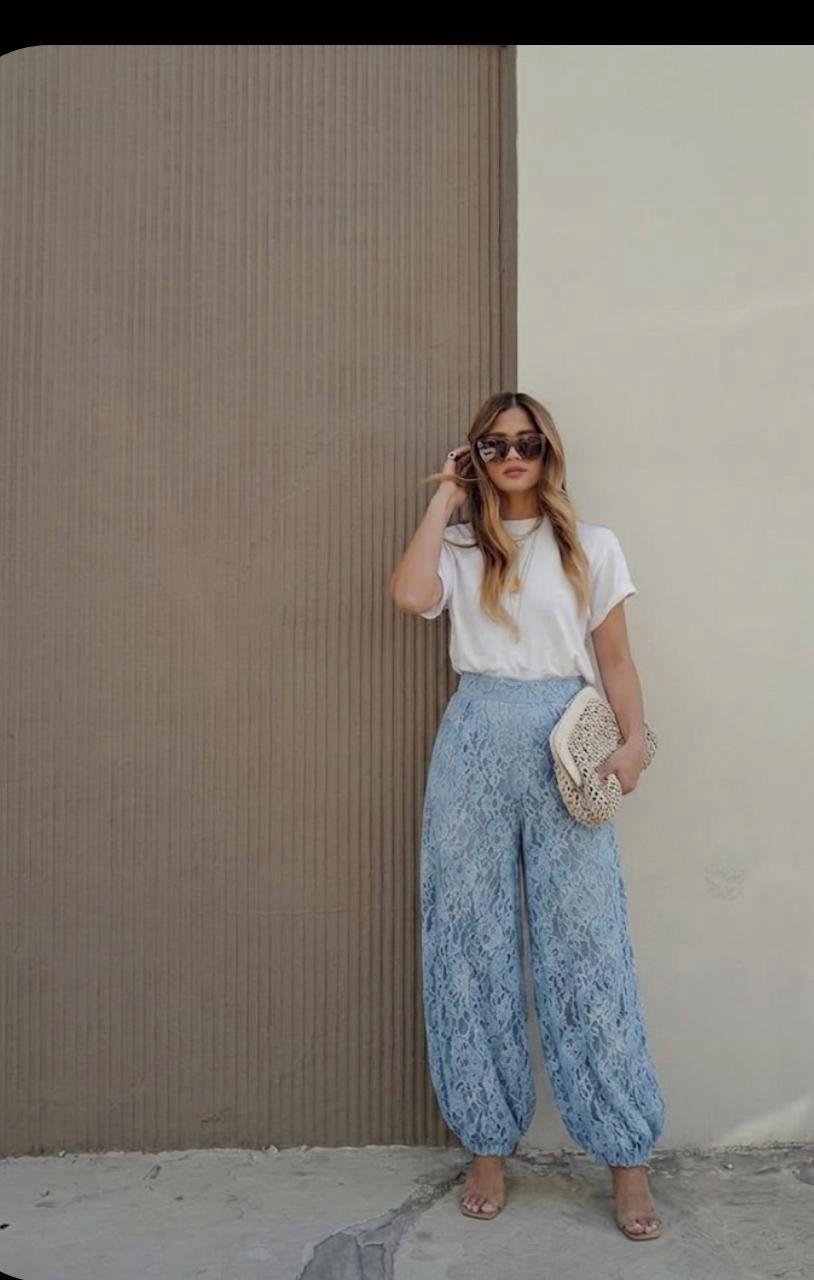 Lace Bebe Ballon Pants