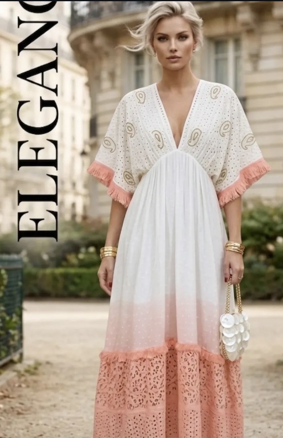 Long Shiffli Dress