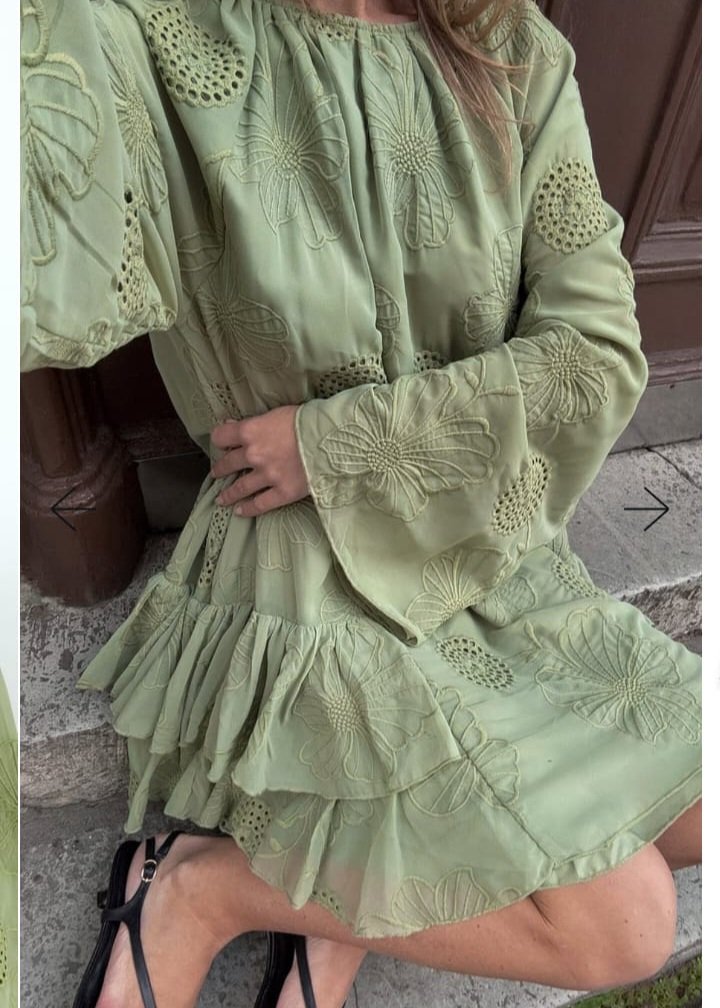 Cutwork Short Dress - Image 4