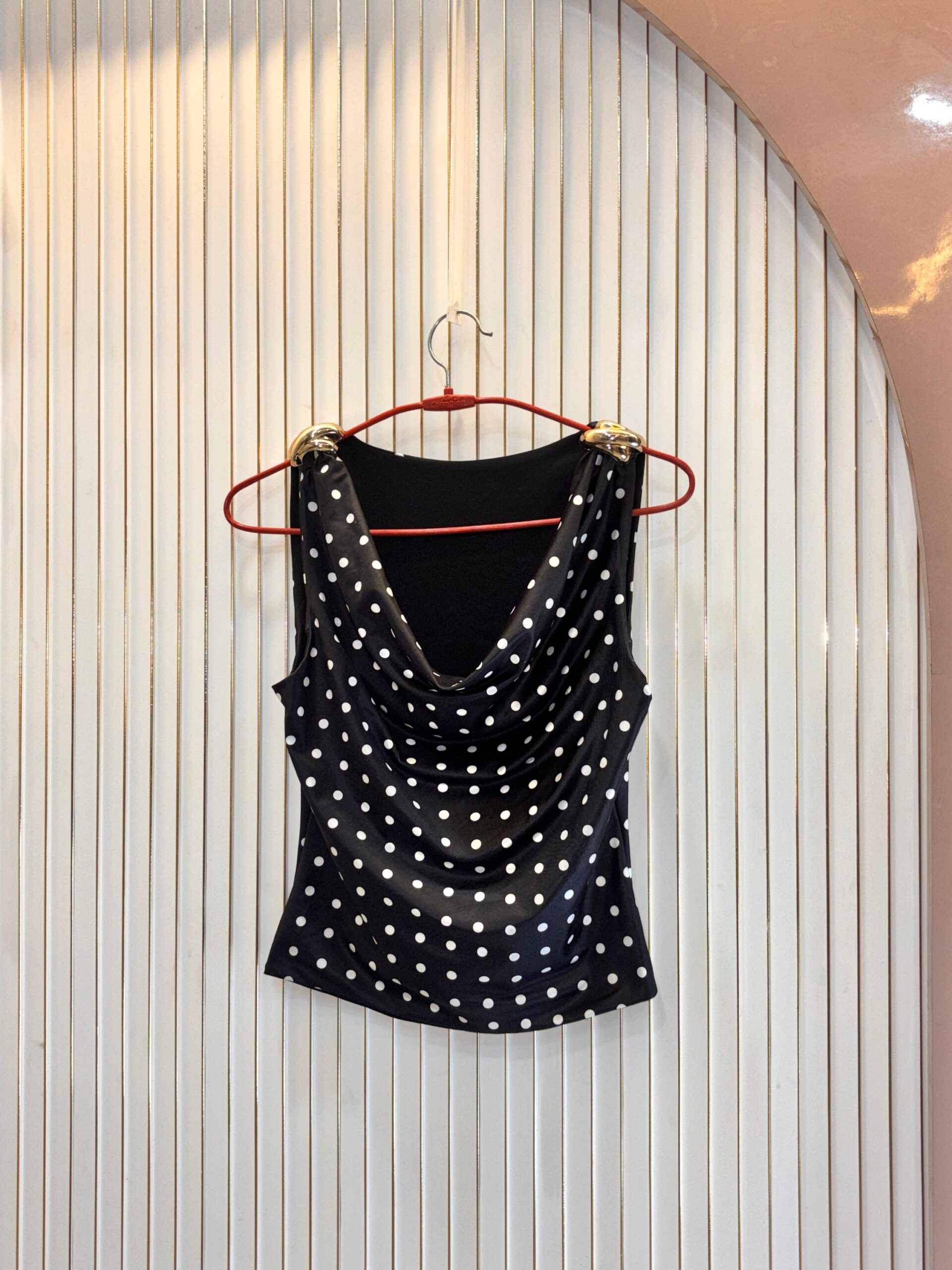 Polka Cowl Top - Image 5