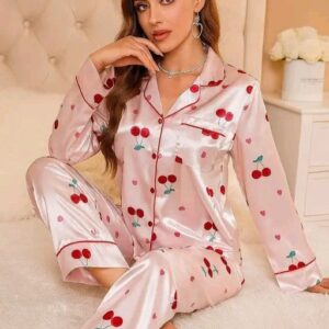 Cherry Full Pj set