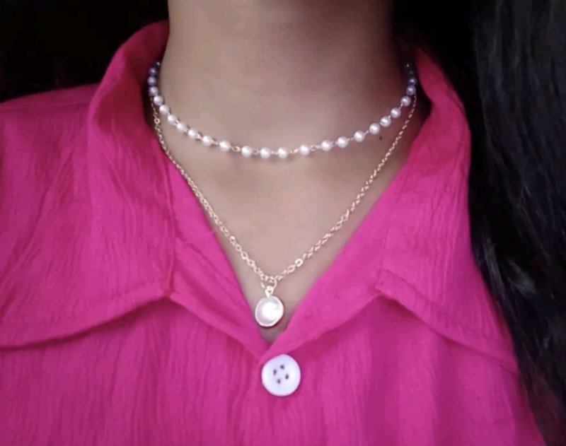 Pearl 2 pc Pendant - Image 2