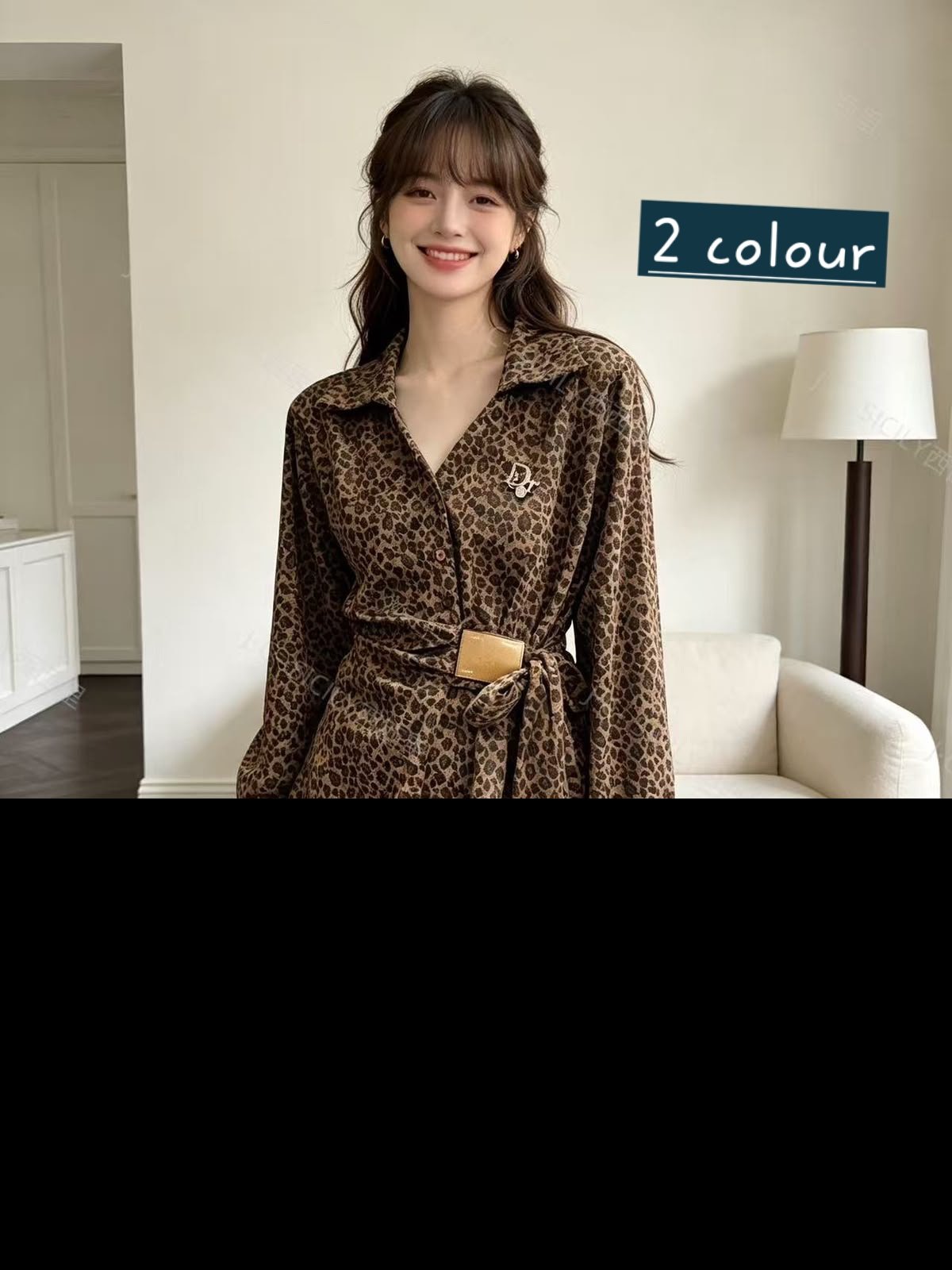 Printed Side Knot Shirt